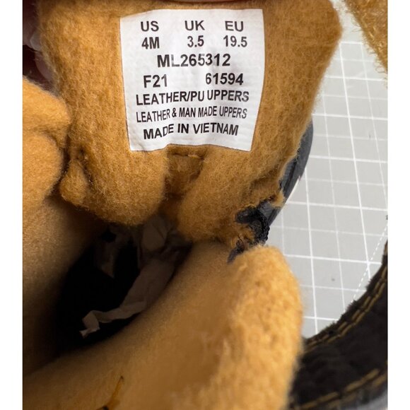 Merrell Snow Storm Jr. Waterproof Boot Wheat, Size 4 Kids Shoes Toddler - Picture 5 of 6